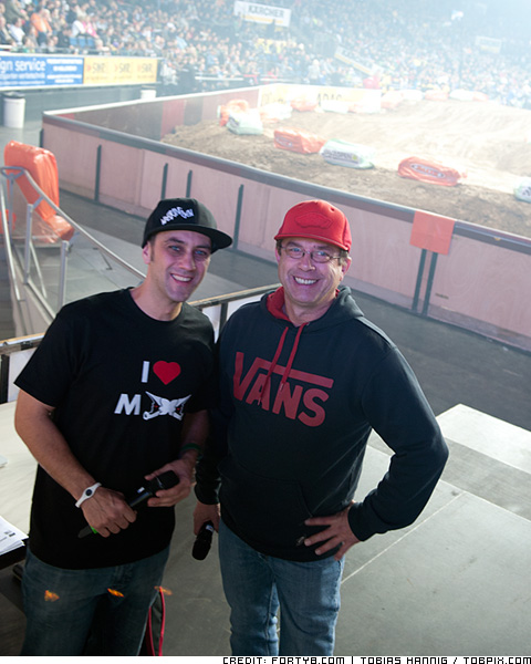 Marco Roth and Thomas Deitenbach at the 30. ADAC Supercross Stuttgart